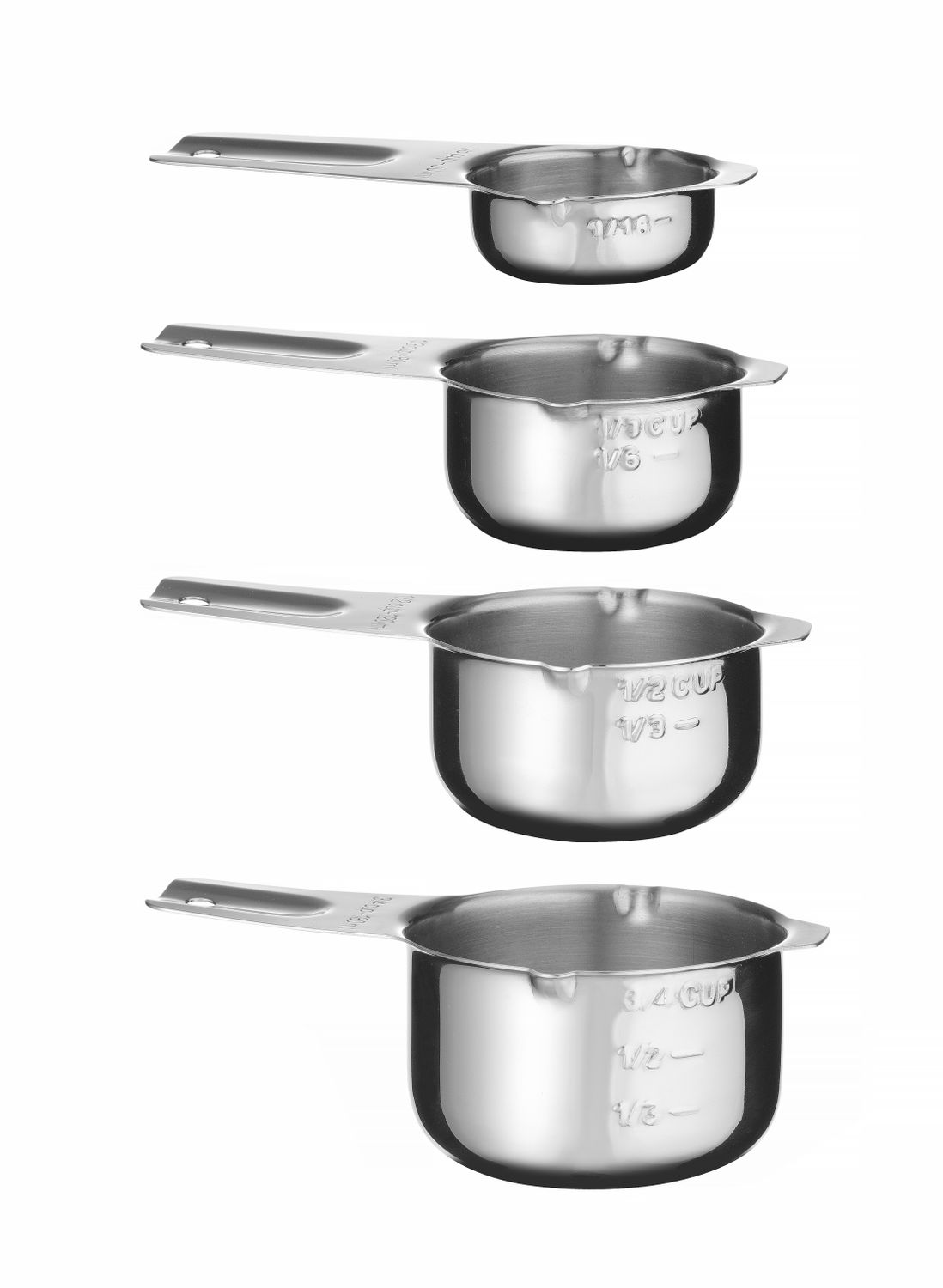 Mõõteklaas - 4 tk komplekt., HENDI, 135x80x(H)45mm - Image 3