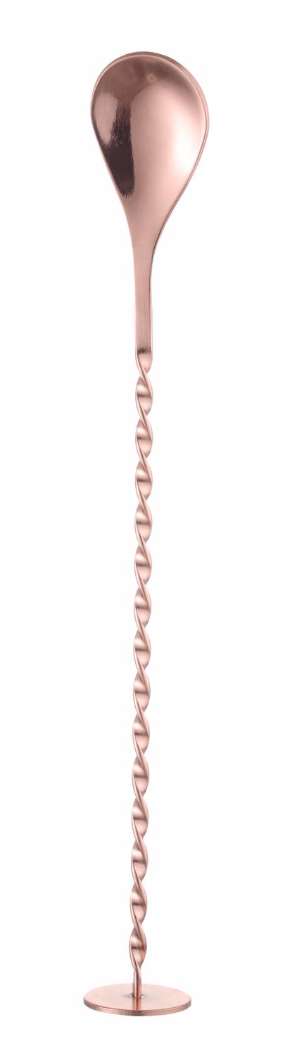 Baarilusikas koos muddleriga, BarUp, Vaskne, 280x35mm
