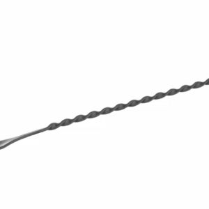 Baarilusikas koos muddleriga, BarUp, Must, 280x35mm