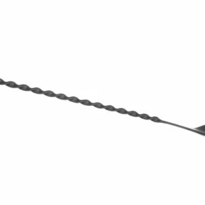 Baarilusikas koos muddleriga, BarUp, Must, 280x35mm