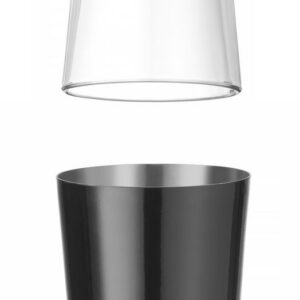 Boston šeiker, BarUp, 0,8L, Must, ⌀x(H)mm