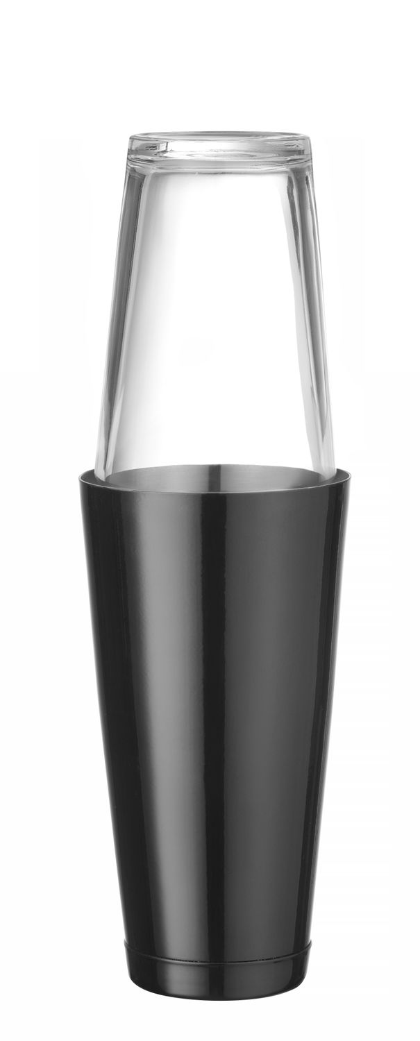 Boston šeiker, BarUp, 0,8L, Must, ⌀x(H)mm