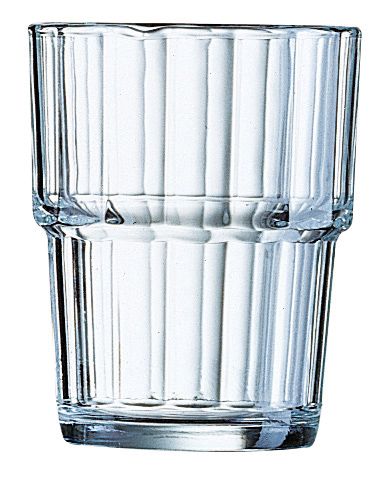 Norvege lühike klaas, Arcoroc, Norvege, 0,2L, 6 tk., ⌀72x(H)88mm