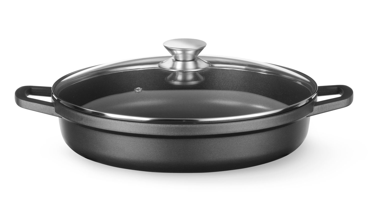 Mittenakkuva kattega haudevorm, HENDI, 4,3L, Must, 425x332x(H)70mm