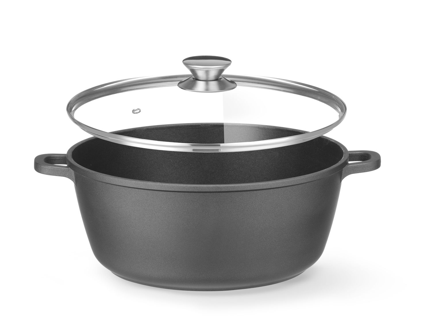 Mittenakkuva kattega haudevorm, HENDI, 7,5L, Must, 387x310x(H)130mm