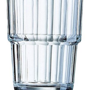 Norvege lowball glass, Arcoroc, Norvege, 250 ml, 0,25L, Transparent, 6 pcs., ⌀77x(H)94mm