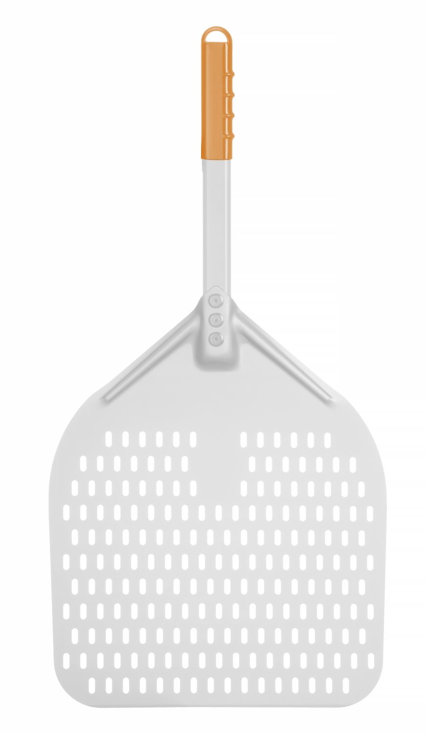 Pitsalabidas perforeeritud ja lühikese käepidemega, kandiline, HENDI, 350x710mm