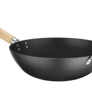 Wok-pann puidust käepidemega, HENDI, ⌀324x565mm