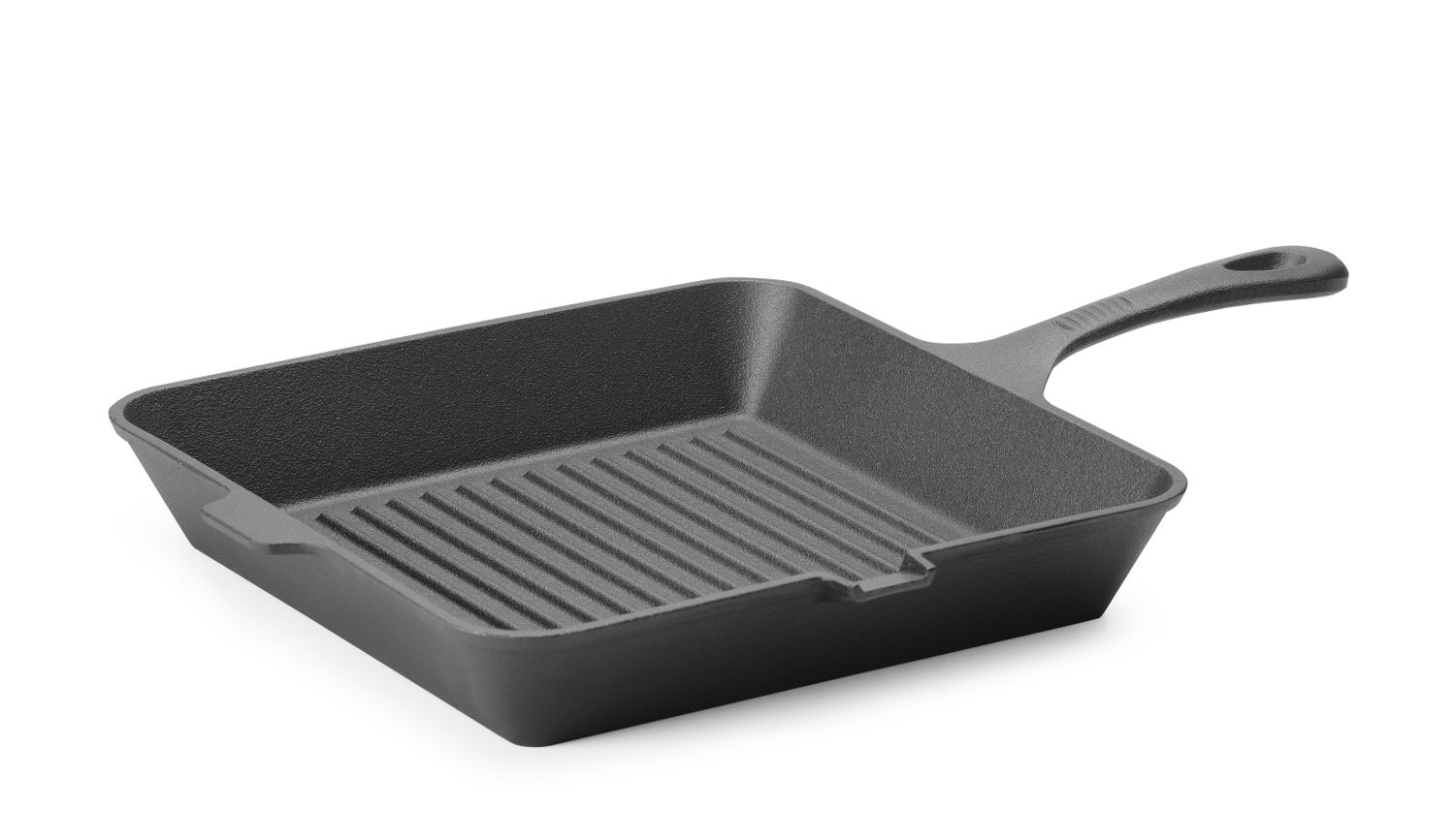Valurauast grillpann, HENDI, Must, 250x250x(H)50mm, Nelinurkne