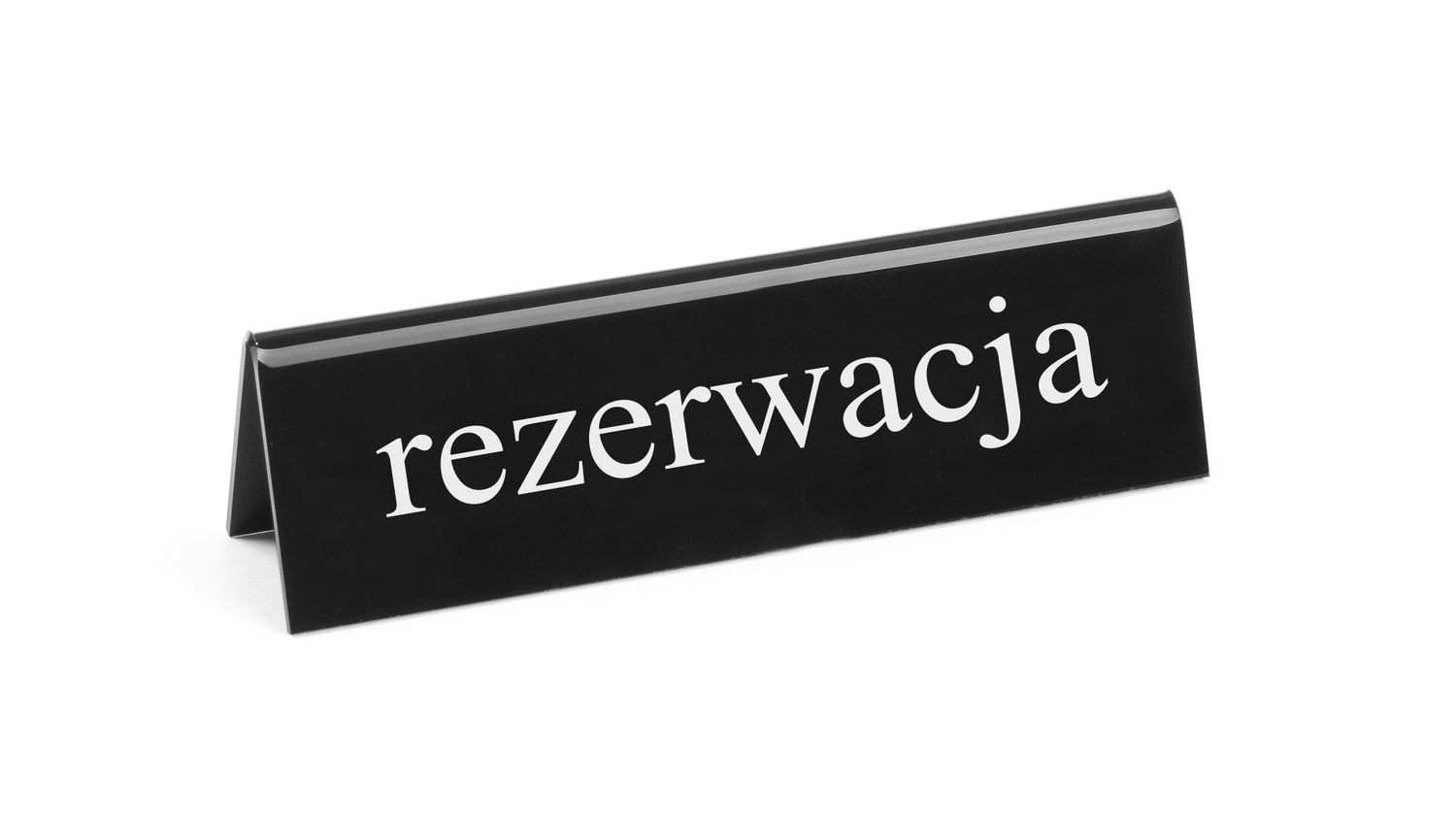 Lauapealne infosilt - "reserveeritud", HENDI, rezerwacja, 130x30x(H)38mm