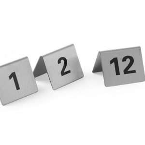 Infosildid - numbrid, HENDI, Numbrid 1–12, 50x35x(H)40mm