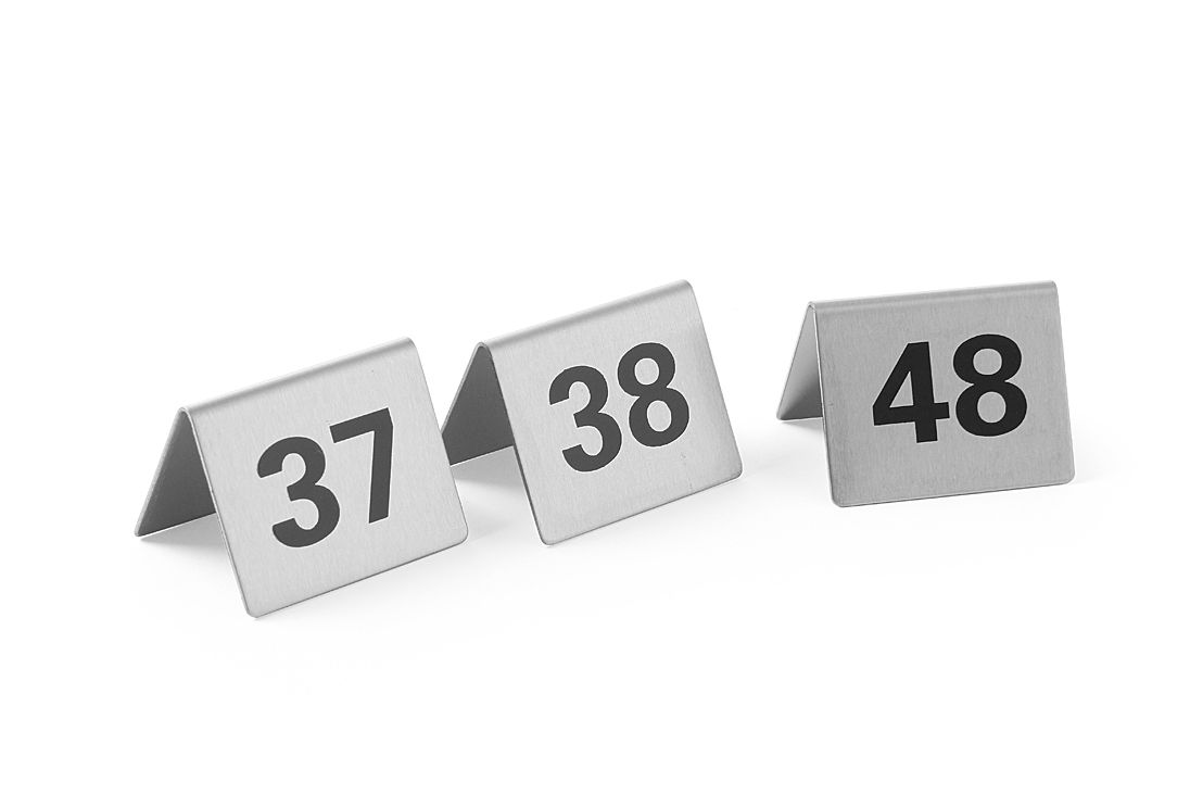 Infosildid - numbrid, HENDI, Numbrid 37–48, 50x35x(H)40mm