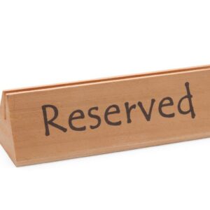 Lauasilt „reserveeritud“, HENDI, reserveeritud, 152x44x(H)44mm