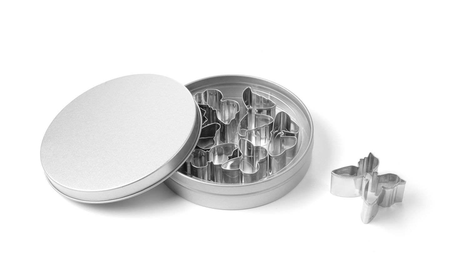 Küpsisevormid, komplekt - liblikas, HENDI, 8 tk., (H)20mm