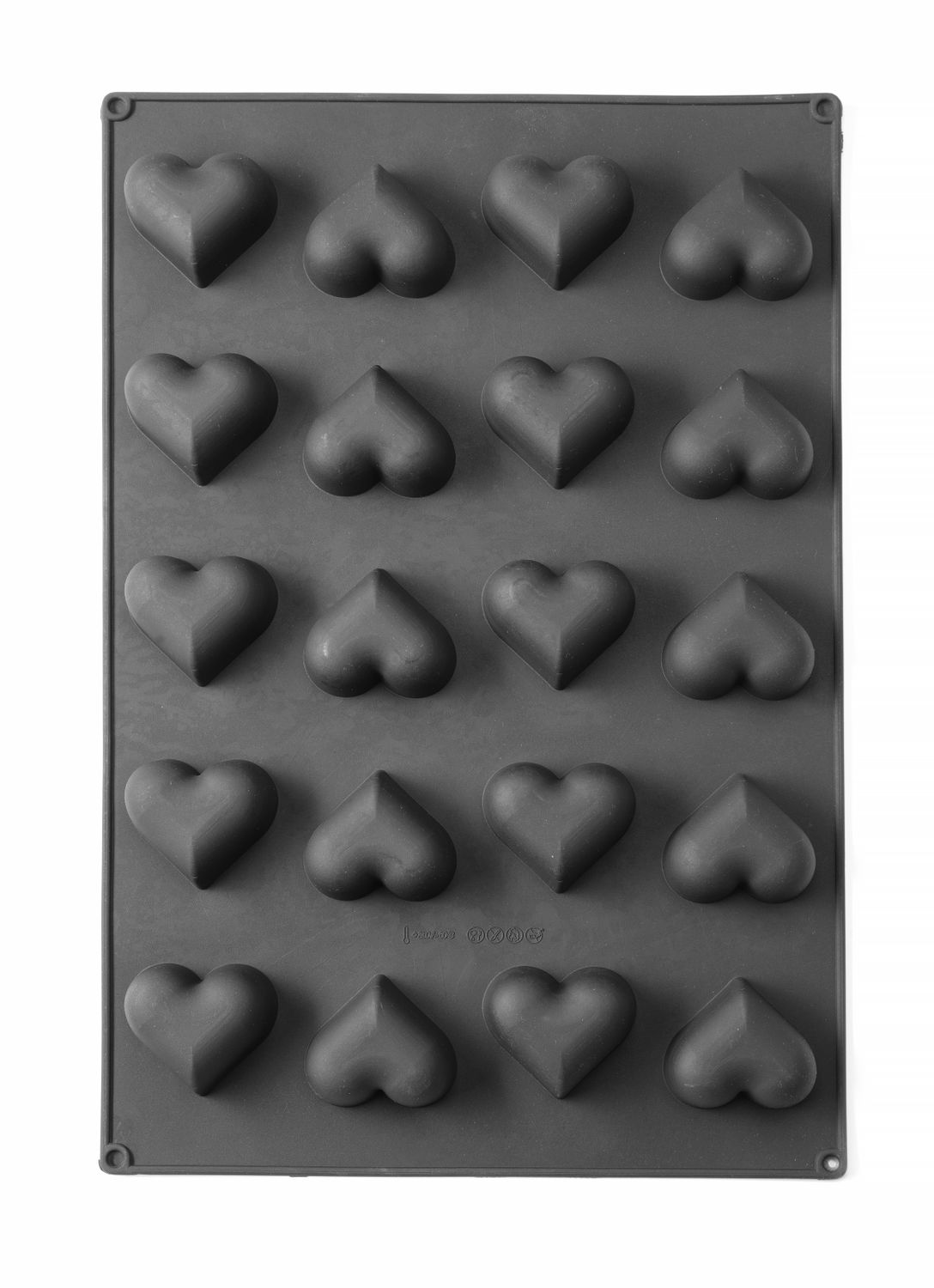 Silikoonvorm HEART, HENDI, 570x375x(H)35mm
