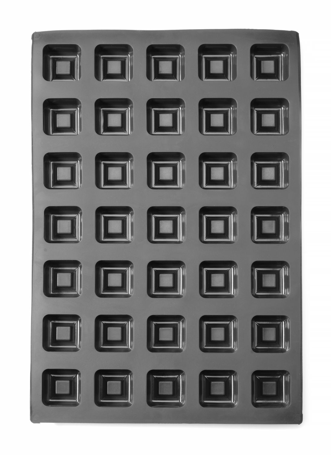 Silikoonvorm SQUARE, HENDI, 570x375x(H)25mm, Nelinurkne