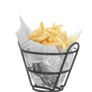 Greaseproof paper, HENDI, Newspaper print, 500 pcs., 200x250mm