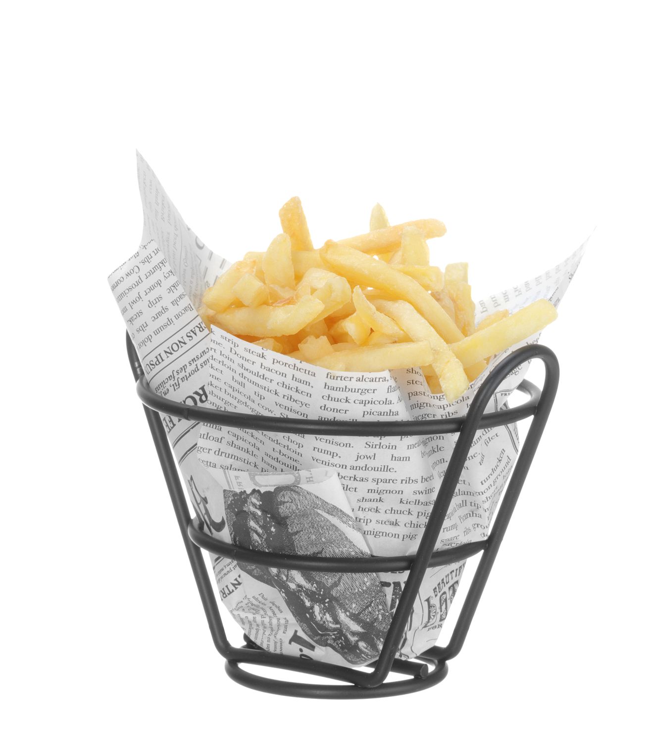 Greaseproof paper, HENDI, Newspaper print, 500 pcs., 200x250mm - Image 3