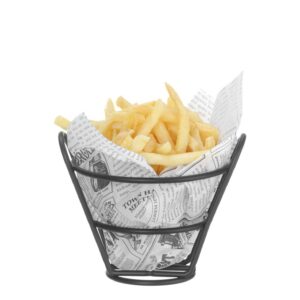 Greaseproof paper, HENDI, Newspaper print, 500 pcs., 200x250mm