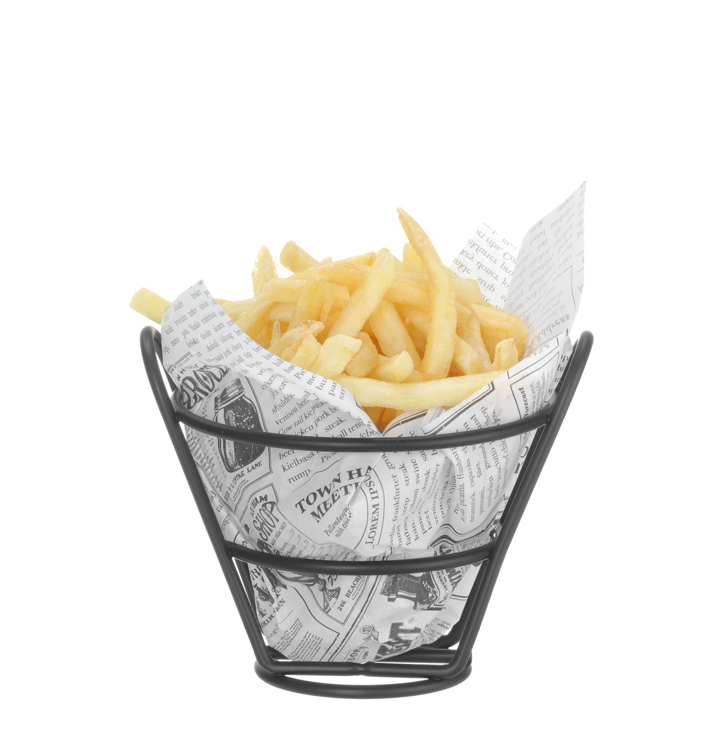 Greaseproof paper, HENDI, Newspaper print, 500 pcs., 200x250mm - Image 4