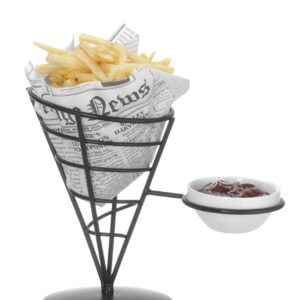 Greaseproof paper, HENDI, Newspaper print, 500 pcs., 200x250mm