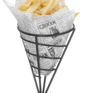 Greaseproof paper, HENDI, Newspaper print, 500 pcs., 200x250mm