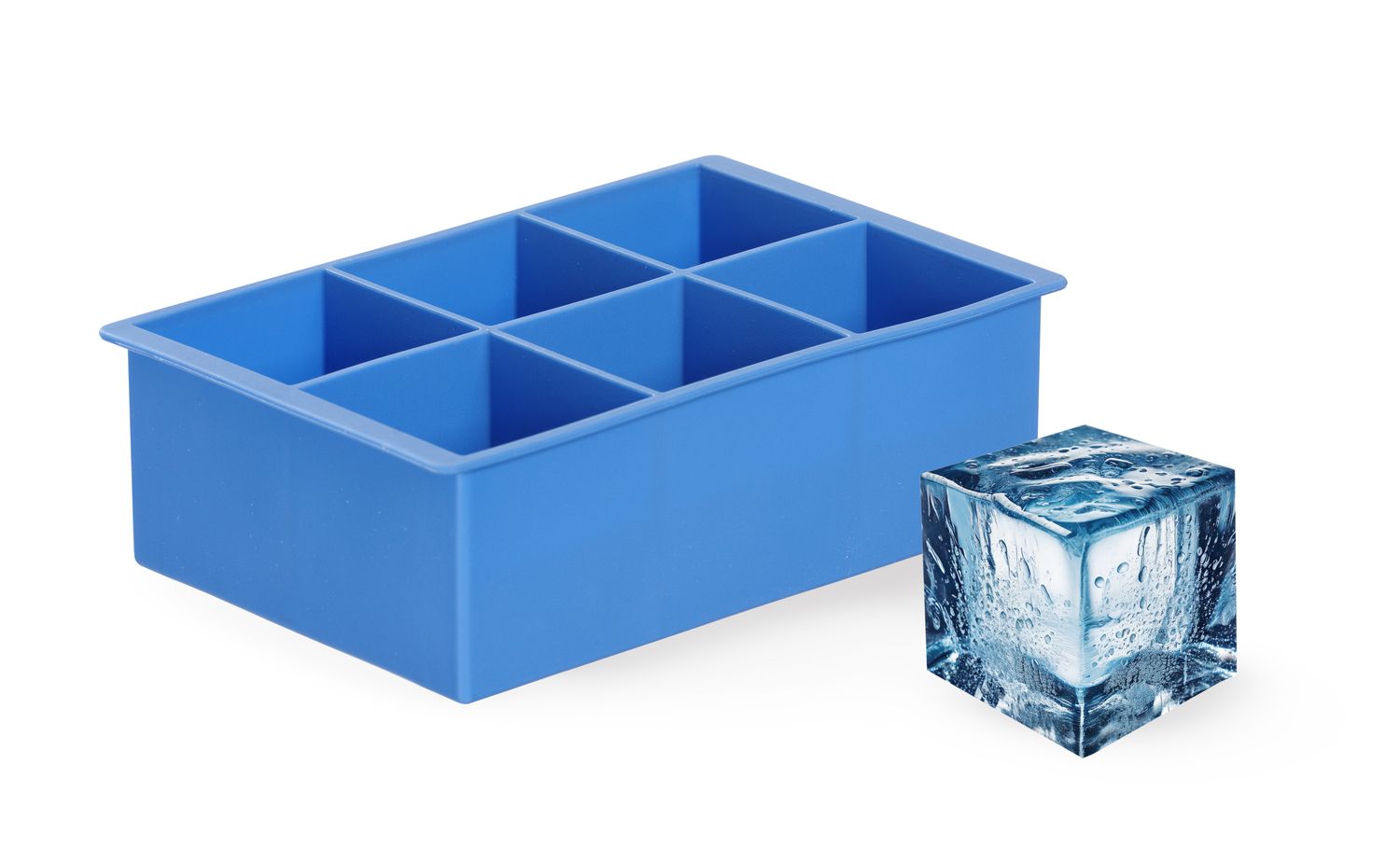 XL-jääkuubikuvorm, BarUp, 170x110x(H)52mm