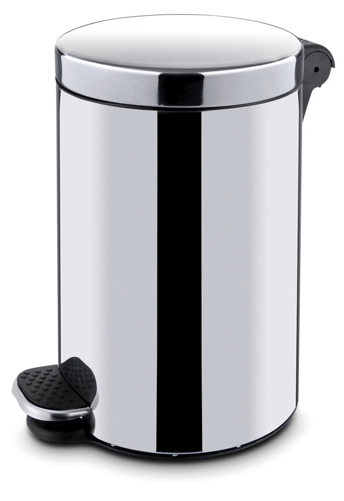 Ümmargune pedaaliga prügikast sisemise prügikastiga, HENDI, 20L, ⌀300x(H)440mm