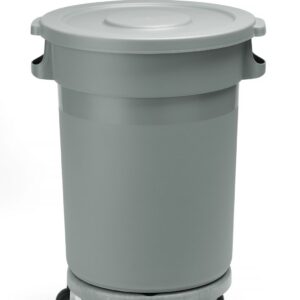 Lid for round waste bin, AmerBox, fits 691403, ⌀505x(H)35mm