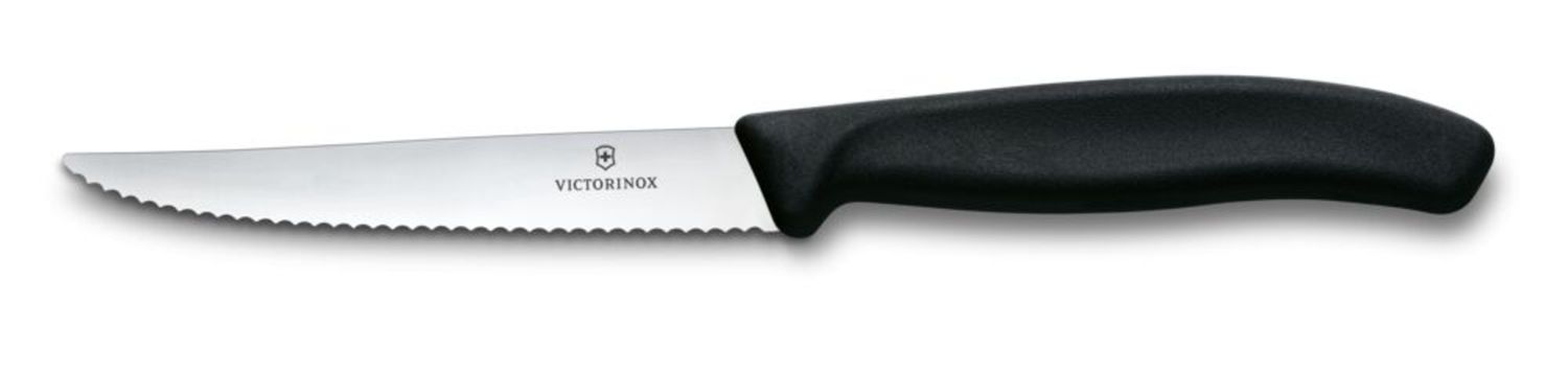 Steigi- ja pitsanuga, Victorinox, Must, (L)222mm