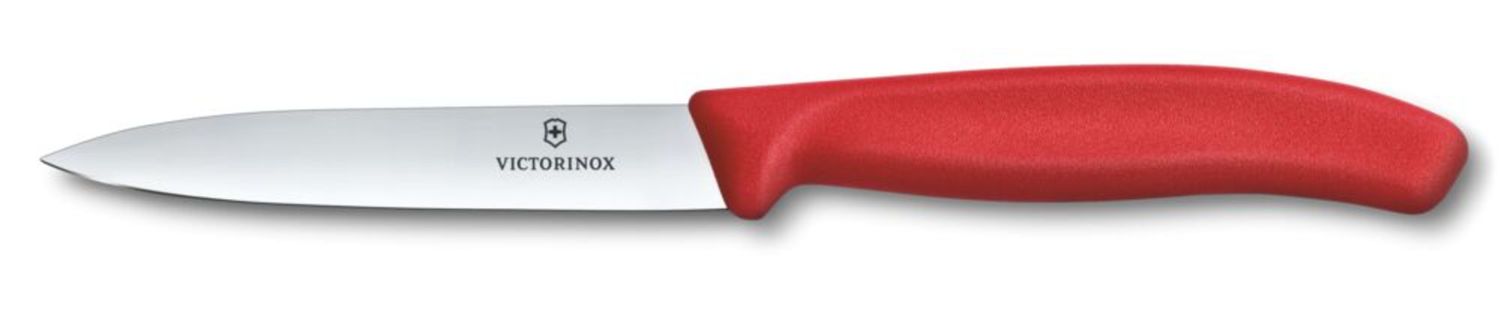 Köögiviljanuga, sileda teraga, Victorinox, Punane, (L)212mm