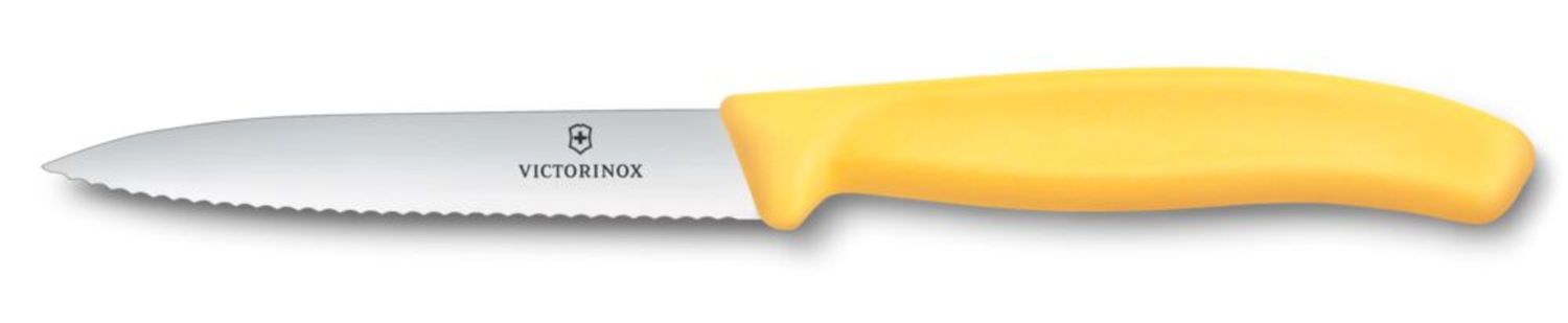 Juurviljanuga hambulise teraga, Victorinox, Kollane, (L)212mm