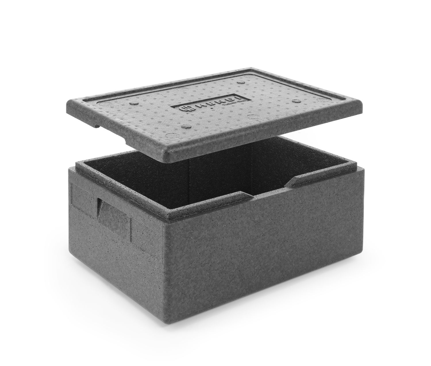 Termokonteiner sopolümeerist piocelan, HENDI, Kitchen Line, 40 l, GN 1/1, 40L, Must, 600x400x(H)283mm - Image 5
