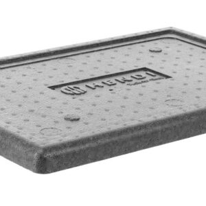 Termokonteiner sopolümeerist piocelan, HENDI, Kitchen Line, 40 l, GN 1/1, 40L, Must, 600x400x(H)283mm