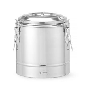 Isoleeritud kaasaskantav konteiner, HENDI, Kitchen Line, 11L, Hõbedane, ⌀300x(H)345mm