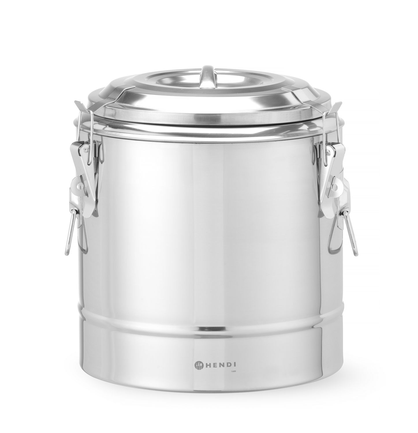 Isoleeritud kaasaskantav konteiner, HENDI, Kitchen Line, 11L, Hõbedane, ⌀300x(H)345mm
