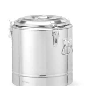 Isoleeritud kaasaskantav konteiner, HENDI, Kitchen Line, 19L, Hõbedane, ⌀350x(H)400mm