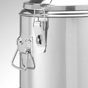 Isoleeritud kaasaskantav konteiner, HENDI, Kitchen Line, 19L, Hõbedane, ⌀350x(H)400mm