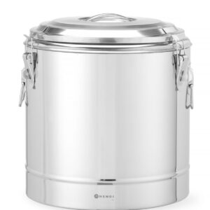 Isoleeritud kaasaskantav konteiner, HENDI, Kitchen Line, 31L, Hõbedane, ⌀400x(H)445mm