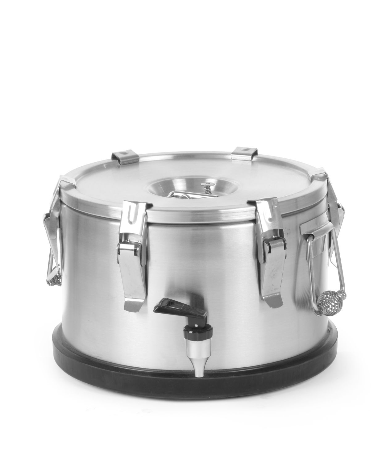 Isoleeritud kaasaskantav mahuti – kraaniga, HENDI, Profi Line, 10L, Hõbedane, ⌀330x(H)220mm