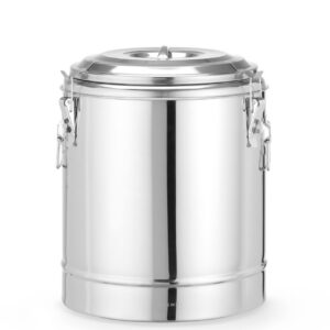 Isoleeritud kaasaskantav konteiner, HENDI, Kitchen Line, 23L, Hõbedane, ⌀350x(H)440mm