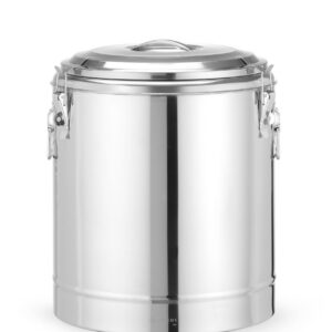 Isoleeritud kaasaskantav konteiner, HENDI, Kitchen Line, 36L, Hõbedane, ⌀400x(H)500mm