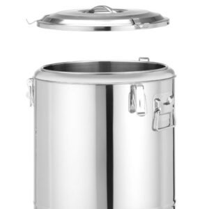 Isoleeritud kaasaskantav konteiner, HENDI, Kitchen Line, 36L, Hõbedane, ⌀400x(H)500mm