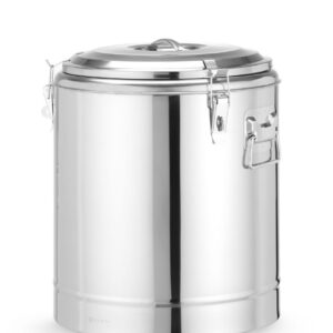 Isoleeritud kaasaskantav konteiner, HENDI, Kitchen Line, 36L, Hõbedane, ⌀400x(H)500mm