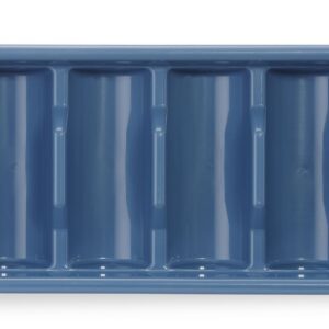 Söögiriistade komplekt koos alusega, HENDI, Sinine, 525x300x(H)95mm, Ristkülikukujuline