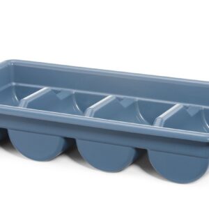 Söögiriistade komplekt koos alusega, HENDI, Sinine, 525x300x(H)95mm, Ristkülikukujuline