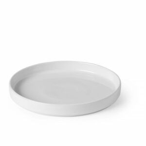 Kõrge äärega plaat Oslo, HENDI, Oslo, Valge, ⌀200x(H)25mm