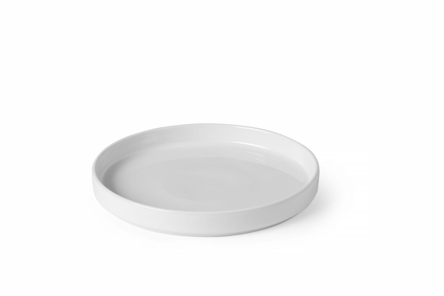 Kõrge äärega plaat Oslo, HENDI, Oslo, Valge, ⌀200x(H)25mm