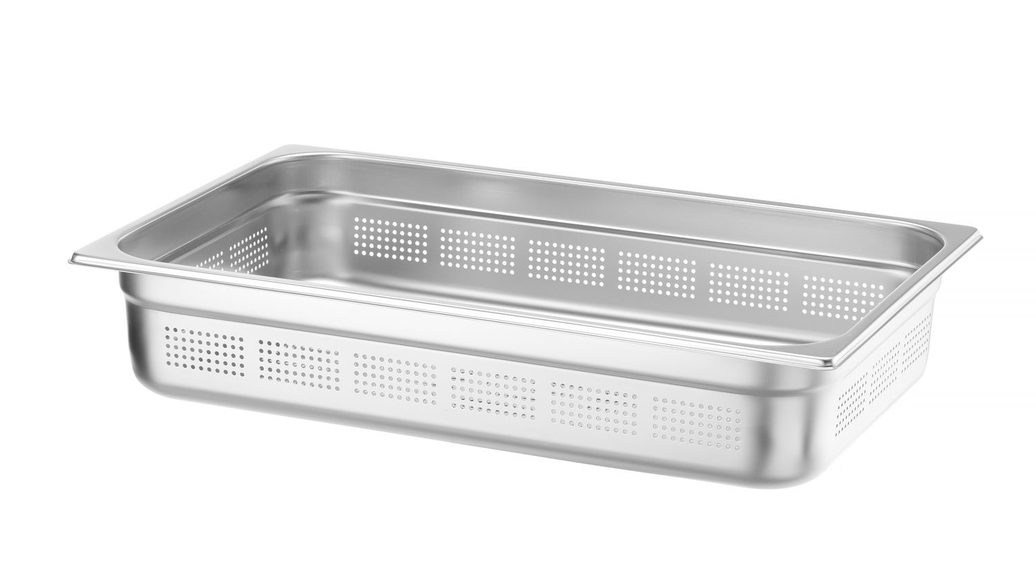 Konteiner GN 1/1 perforeeritud, HENDI, Profi Line, GN 1/1, 14L, (H)100mm