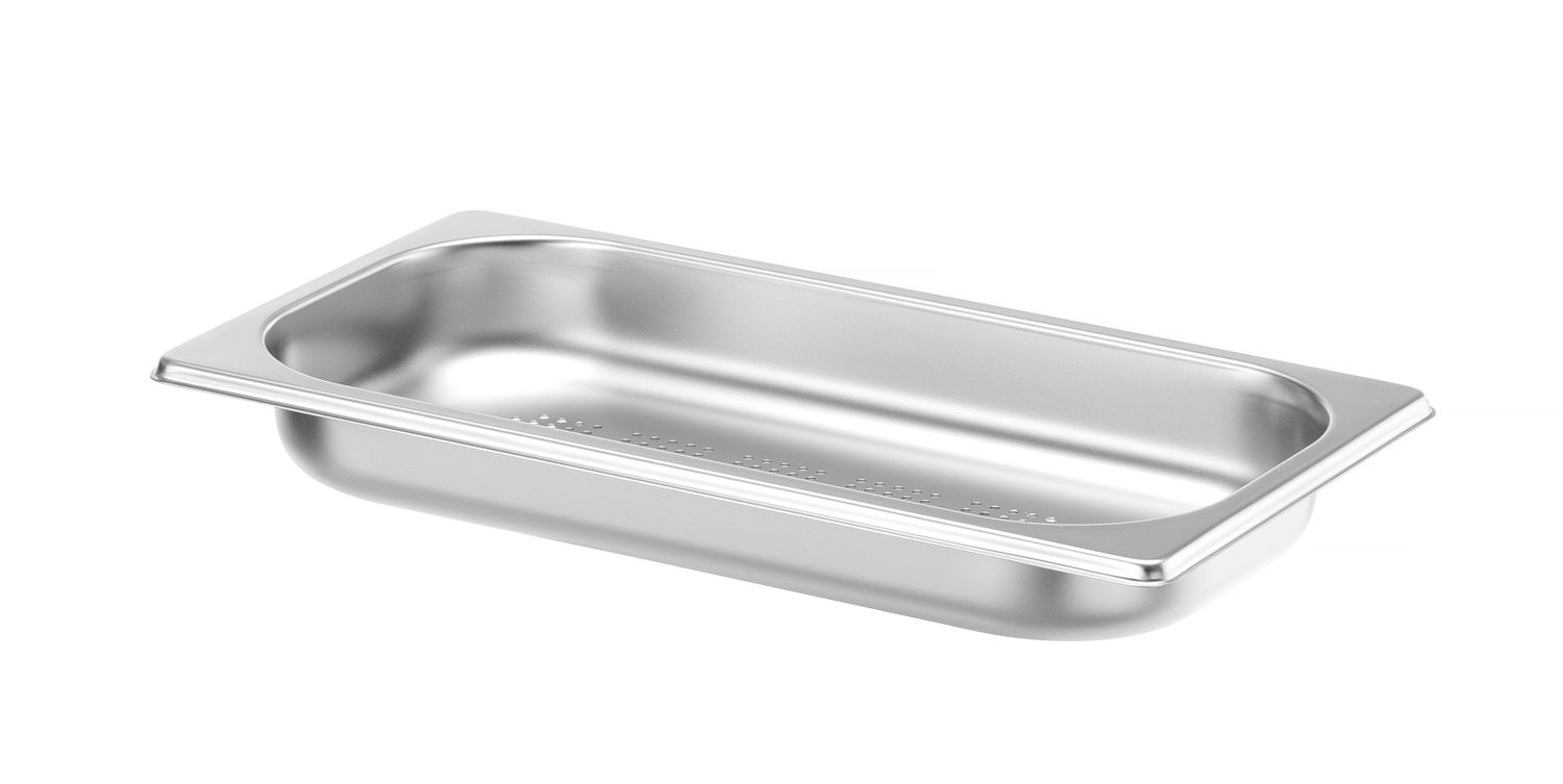 Konteiner GN 1/3 perforeeritud, HENDI, Profi Line, GN 1/3, 1,2L, (H)40mm